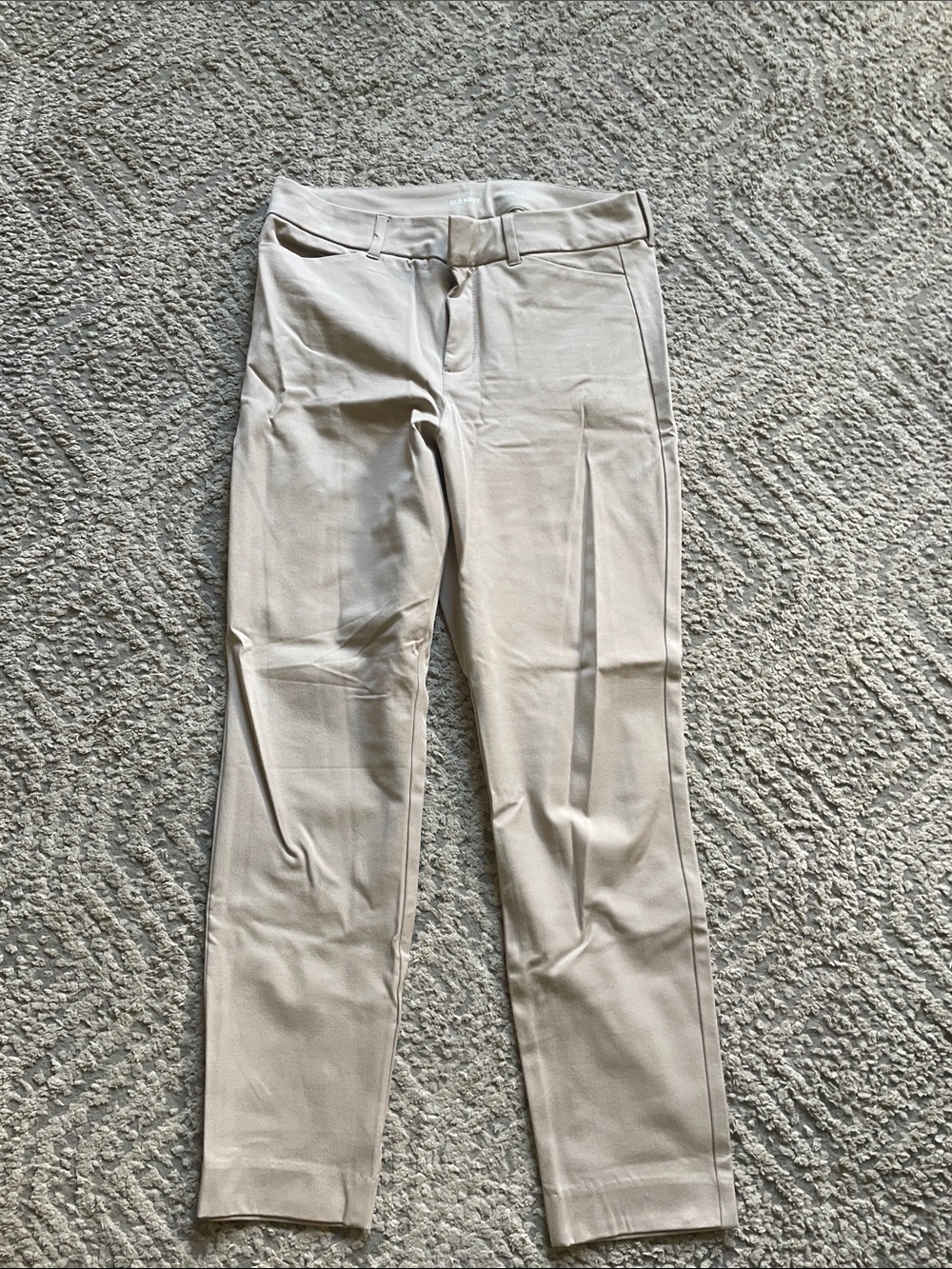 Old Navy Pixie High-Rise Pants in Light Tan